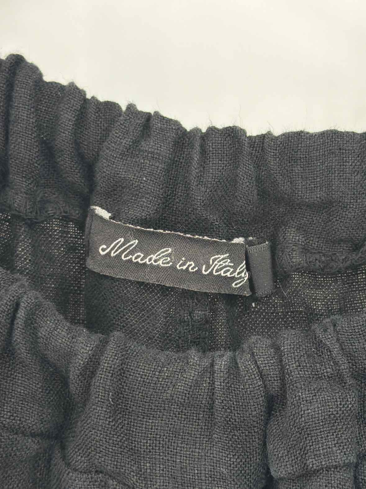 Pre-Owned Made In Italy Black Size S/M Short Short Sleeve Dress | True Fashionistas.