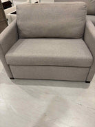Clive Daniel Gray Fabric Living Room Twin  Sleeper | True Fashionistas.