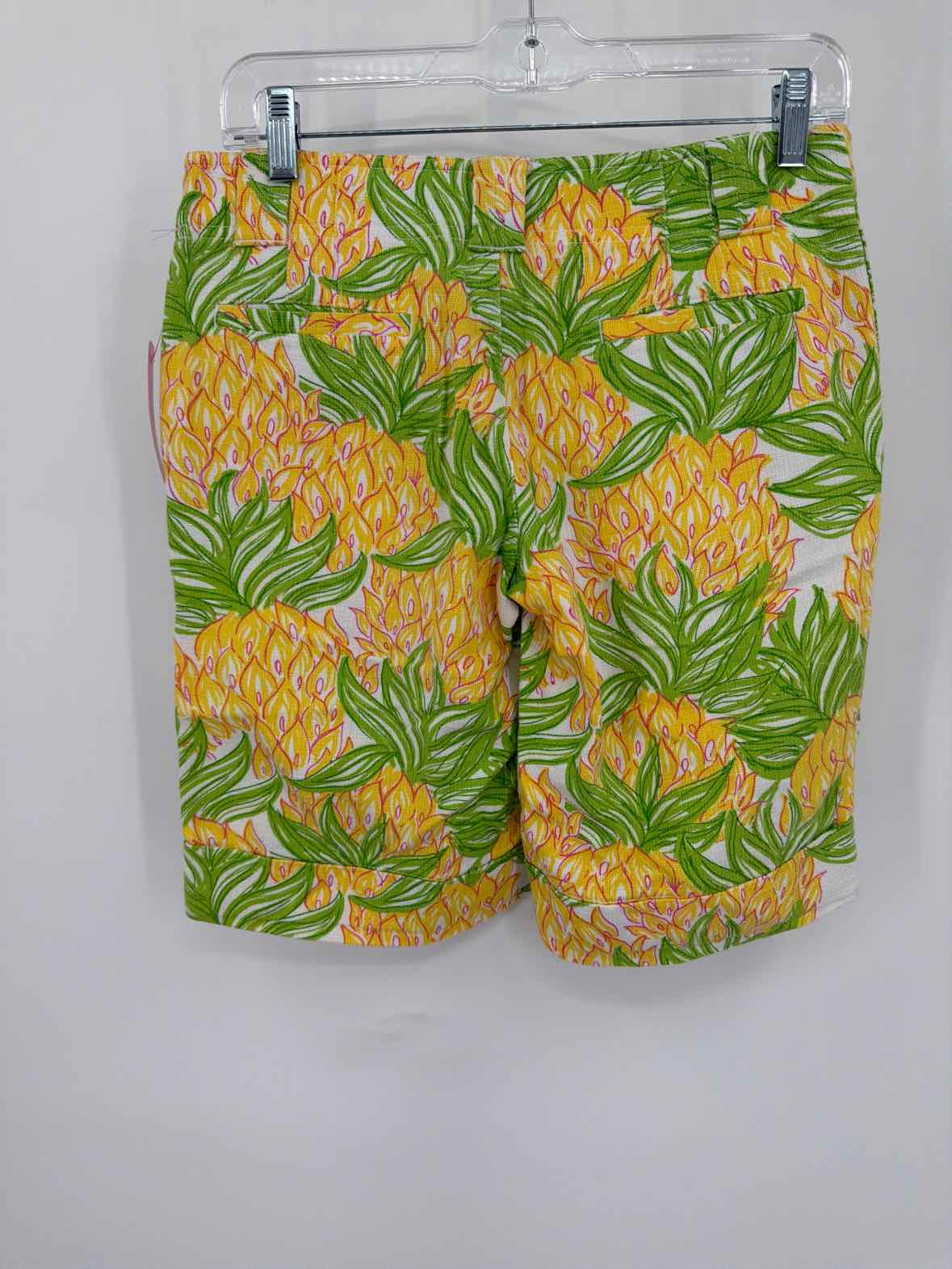 Pre-Owned Lilly Pulitzer Yellow Size 0 Printed Shorts | True Fashionistas.