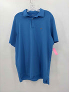 Vineyard Vines Blue Stripe Size Large Men's Polo Shirt | True Fashionistas.