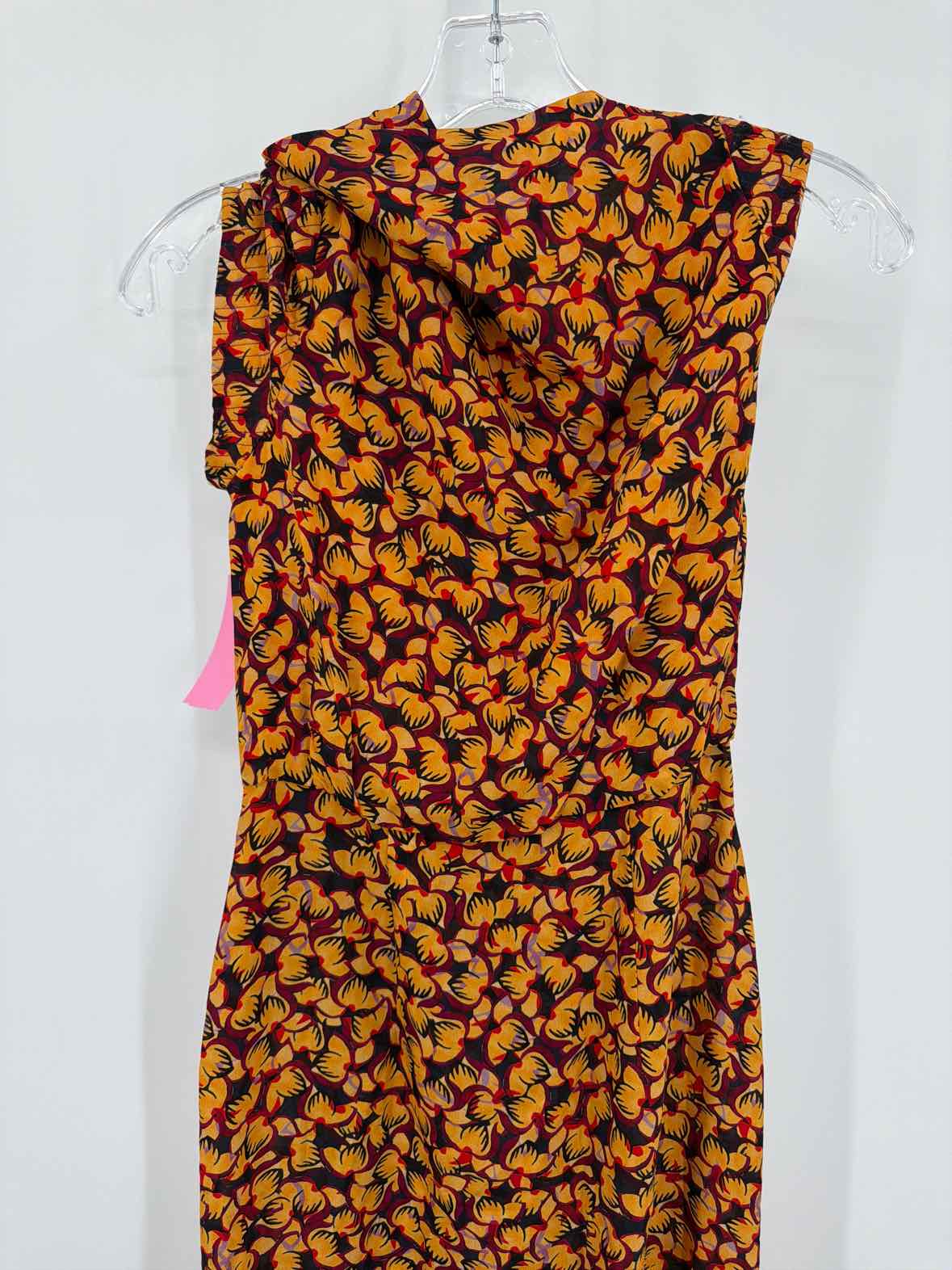 Pre-Owned Saloni Yellow Size 2 Long Sleeveless Dress | True Fashionistas.