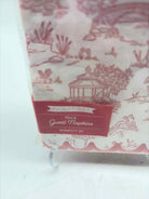 Pink Toile Paper Guest Napkins | True Fashionistas.
