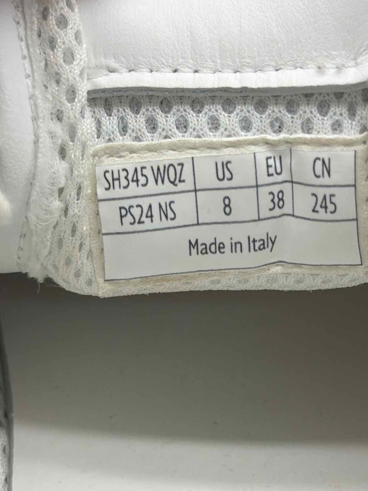Pre-Owned Stuart Weitzman White Size 8 Fashion Sneaker Athletic Shoes | True Fashionistas.