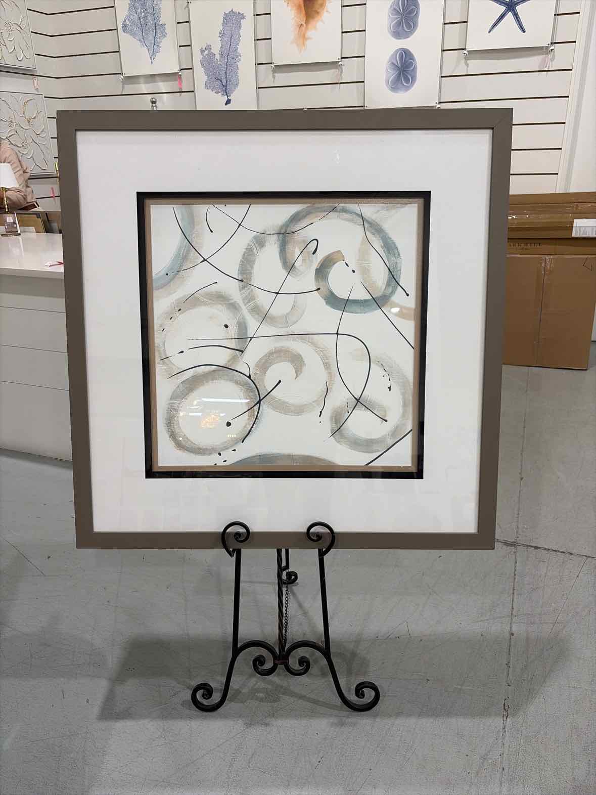 Gallery Framed Abstract Paper Art Work | True Fashionistas.