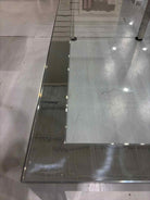 Atfaro Silver Metal Glass Top Dining Room Table | True Fashionistas.
