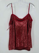 Pre-Owned Intimately Free People Red Size XL Sequin Tank Top | True Fashionistas.