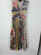 Pre-Owned Eisha Designs Grey Size 2 Midi Sleeveless Dress | True Fashionistas.