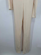 Pre-Owned Oh Polly Ivory Size 4 Long Sleeve Jumpsuit | True Fashionistas.