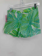 Pre-Owned Lilly Pulitzer Green Size 00 Printed Shorts | True Fashionistas.