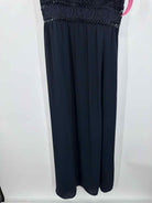 Pre-Owned Style State Navy Size Large Evening Long Sleeveless Dress | True Fashionistas.