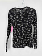 Pre-Owned Karen Kane Black Size Medium Mesh Blouse | True Fashionistas.