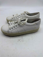 Pre-Owned Saint Laurent White Size 8.5 Fashion Sneaker Athletic Shoes | True Fashionistas.