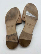 Pre-Owned Manolo Blahnik Tan Size 36 Mule Sandals | True Fashionistas.