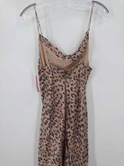 Pre-Owned Alice + Olivia Tan Size 10 Midi Sleeveless Dress | True Fashionistas.