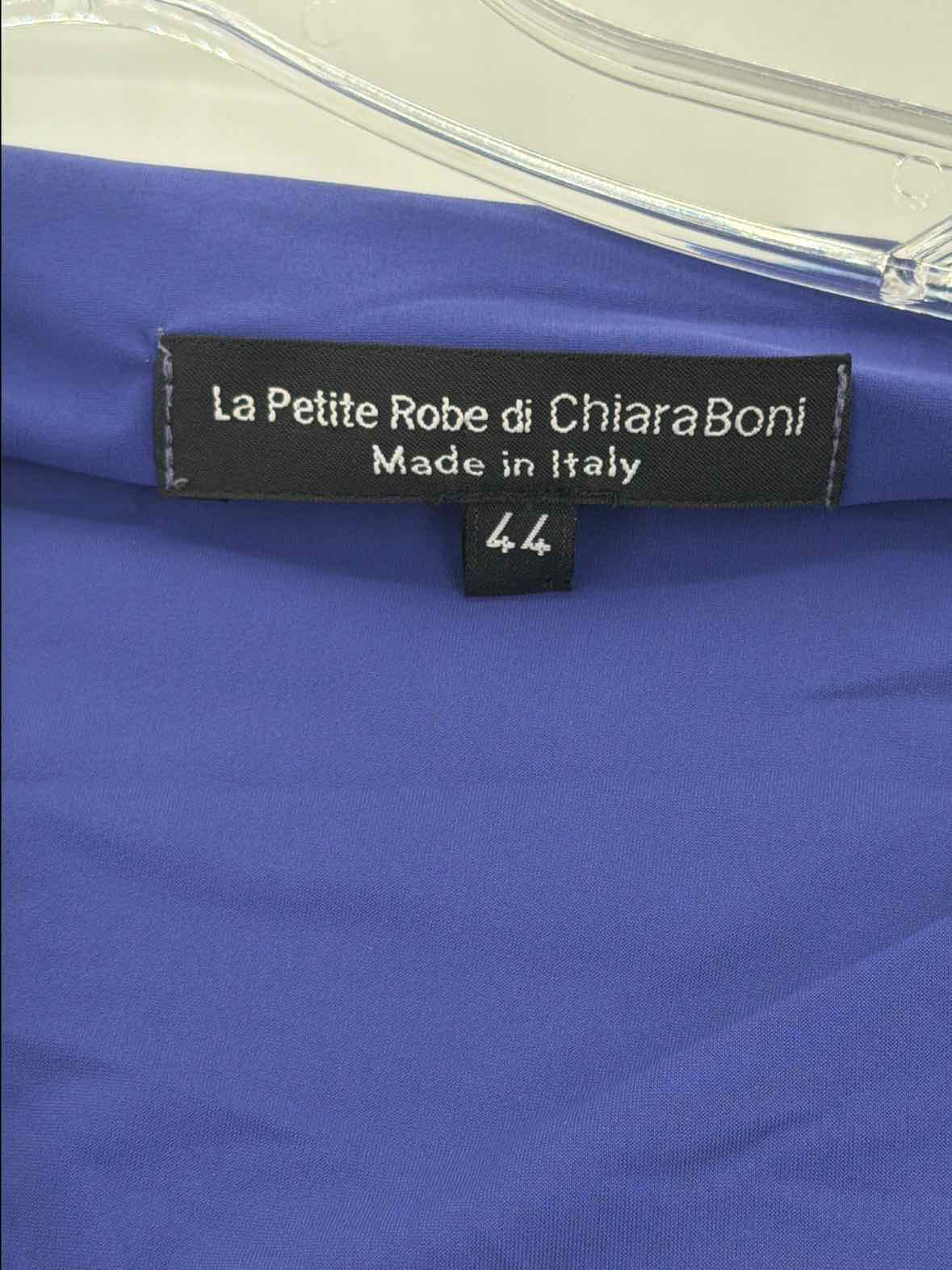 Pre-Owned La Petite Robe Chiara Boni Blue Size 44/10 Short Sleeveless Dress | True Fashionistas.