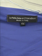 Pre-Owned La Petite Robe Chiara Boni Blue Size 44/10 Short Sleeveless Dress | True Fashionistas.
