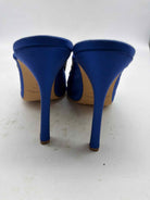 Pre-Owned Oscar de la Renta Blue Size 40.5 Mule Heels | True Fashionistas.