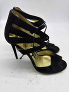 Pre-Owned Tom Ford Black Size 10.5 Strappy Heels | True Fashionistas.