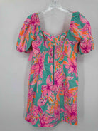 Pre-Owned Lilly Pulitzer Pink Size 2 Short Short Sleeve Dress | True Fashionistas.
