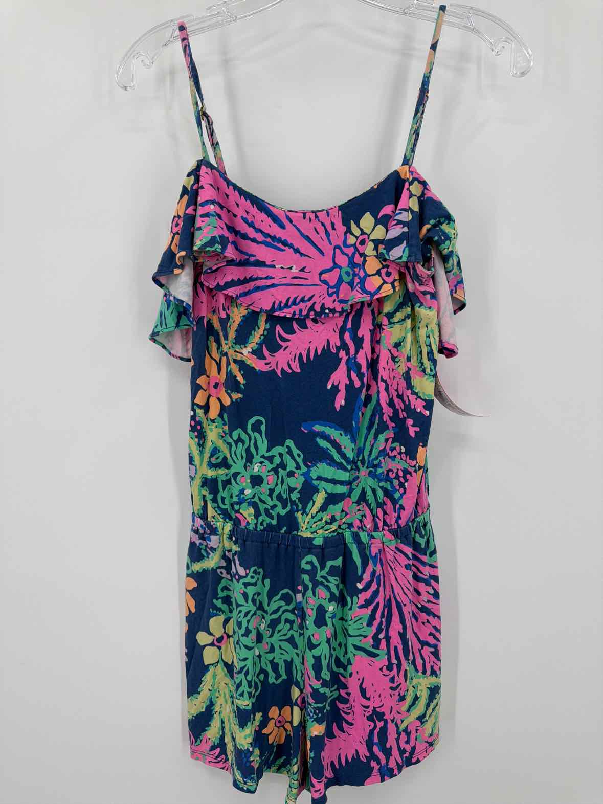 Pre-Owned Lilly Pulitzer Blue Size XS Sleeveless Romper | True Fashionistas.