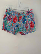Pre-Owned Lilly Pulitzer Blue Size 0 Callahan Printed Shorts | True Fashionistas.