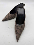 Pre-Owned Balenciaga Grey Size 37 Mule Heels | True Fashionistas.