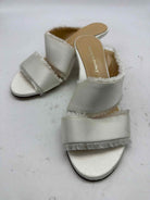 Pre-Owned Marion Parke White Size 36 Mule Heels | True Fashionistas.