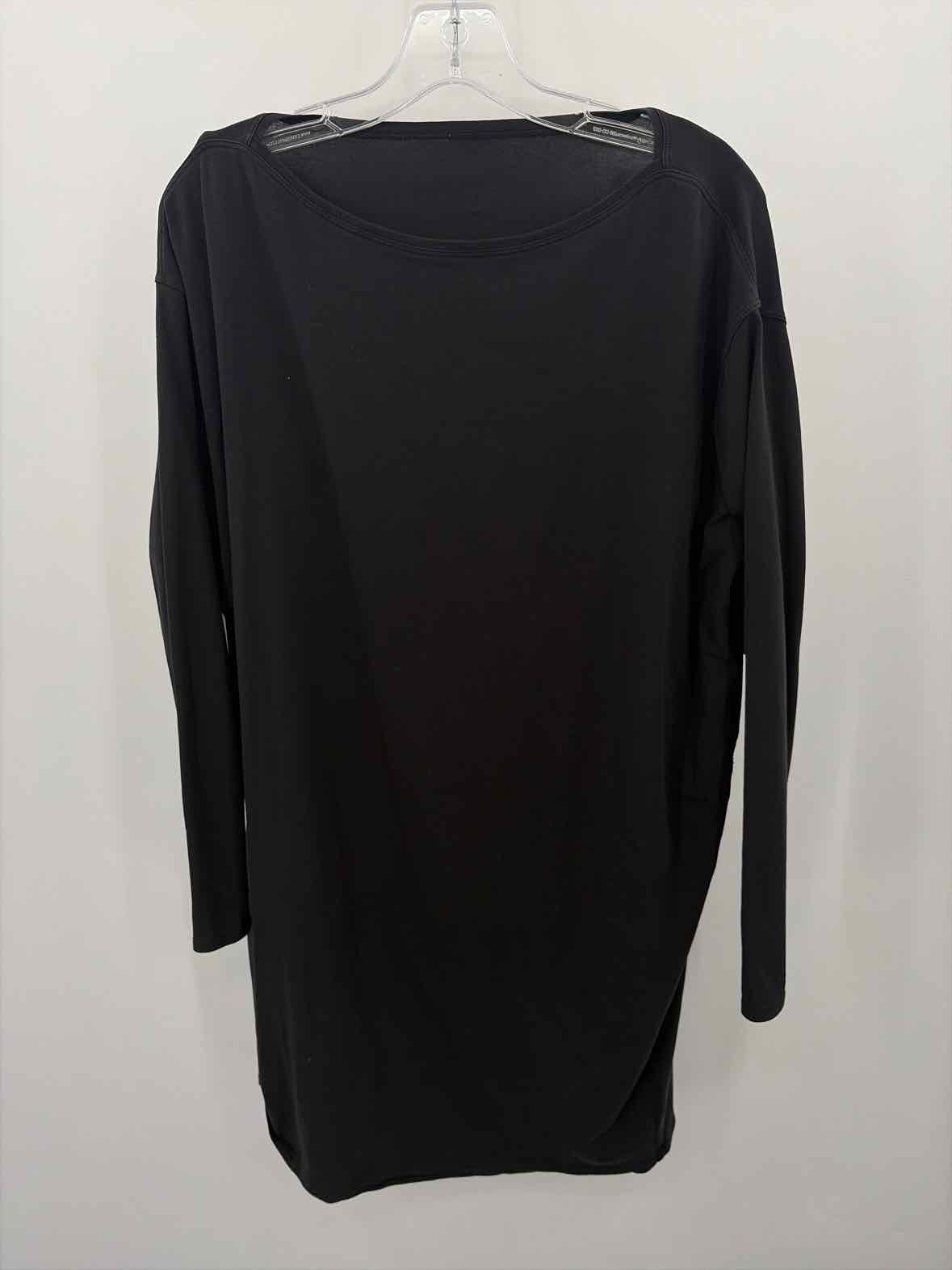 Lululemon Black Size 8 Shift Knee Length Long Sleeve Dress True Fashionistas Lululemon Black Size 8 Shift Knee Length Long Sleeve Dress True Fashionistas