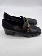 Pre-Owned Tory Burch Black Size 11 Slip On Heels | True Fashionistas.