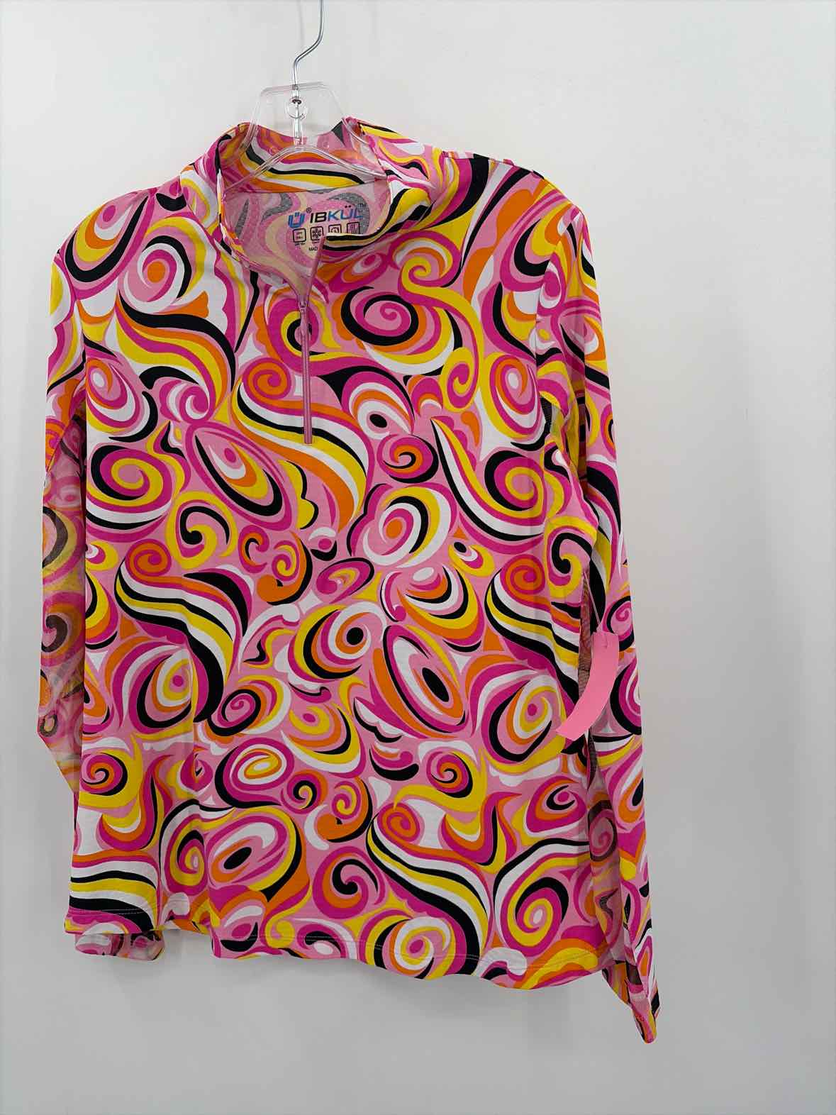 Ibkul Pink Size Large Athletic Long Sleeve | True Fashionistas.