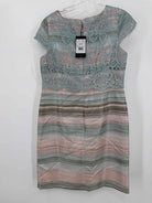 Pre-Owned Matilde Cando Blue Size 12 Short Sleeveless Dress | True Fashionistas.