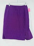 Pre-Owned Yves Saint Laurent Purple Size 38 Pencil Skirt | True Fashionistas.