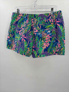 Lilly Pulitzer Blue Size Medium Printed Shorts | True Fashionistas.