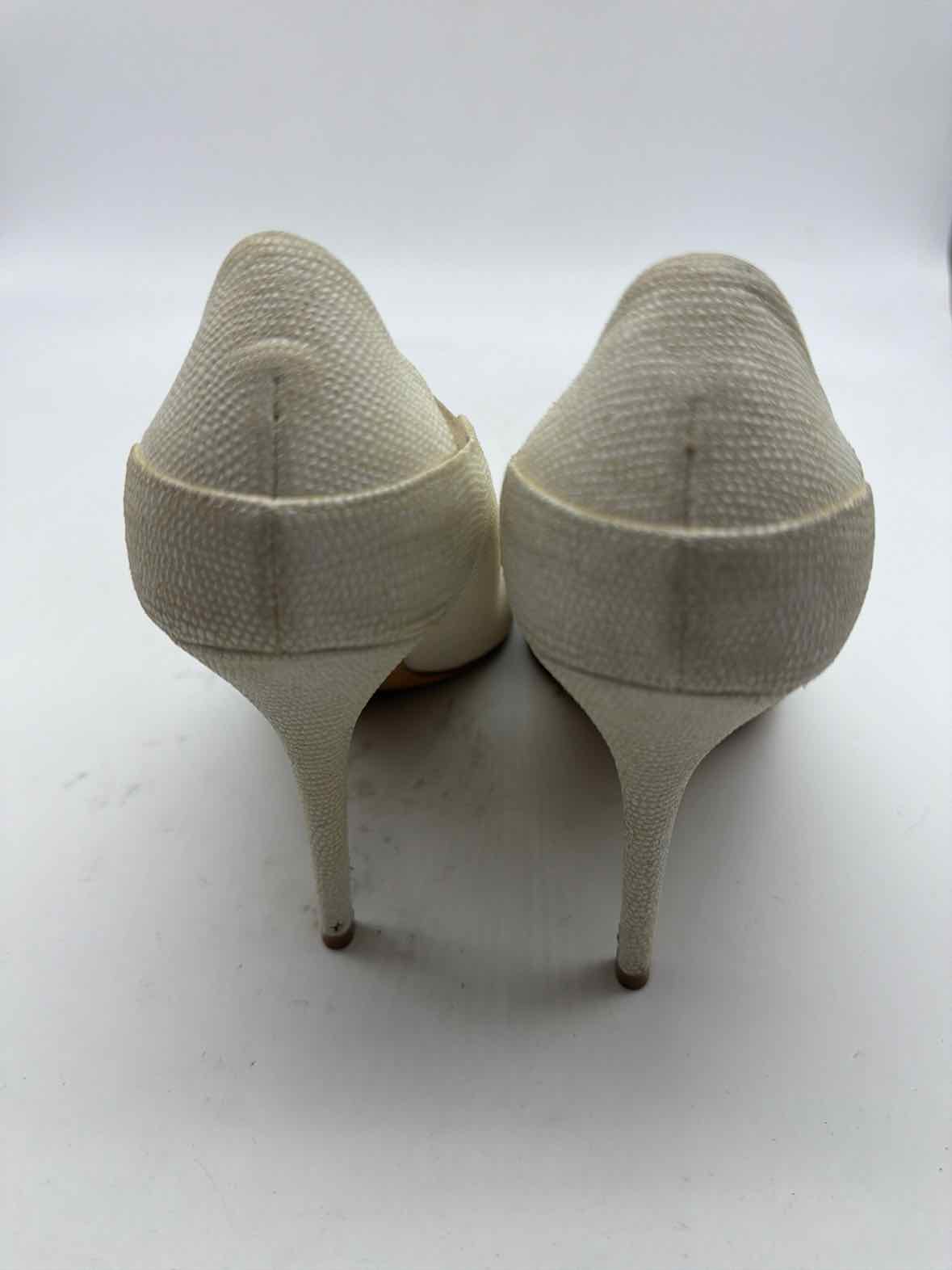 Pre-Owned Jimmy Choo Ivory Size 38.5 Pump Heels | True Fashionistas.