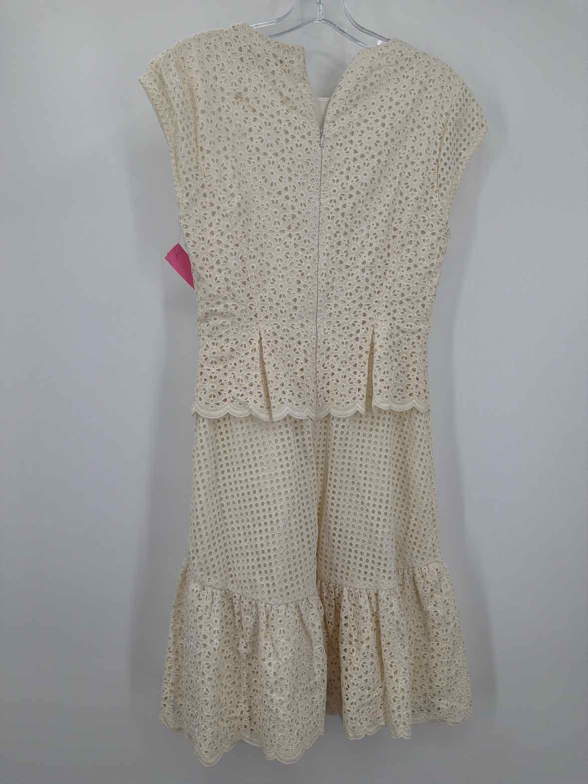 Pre-Owned Diane Von Furstenberg White Size 4 Short Sleeveless Dress | True Fashionistas.