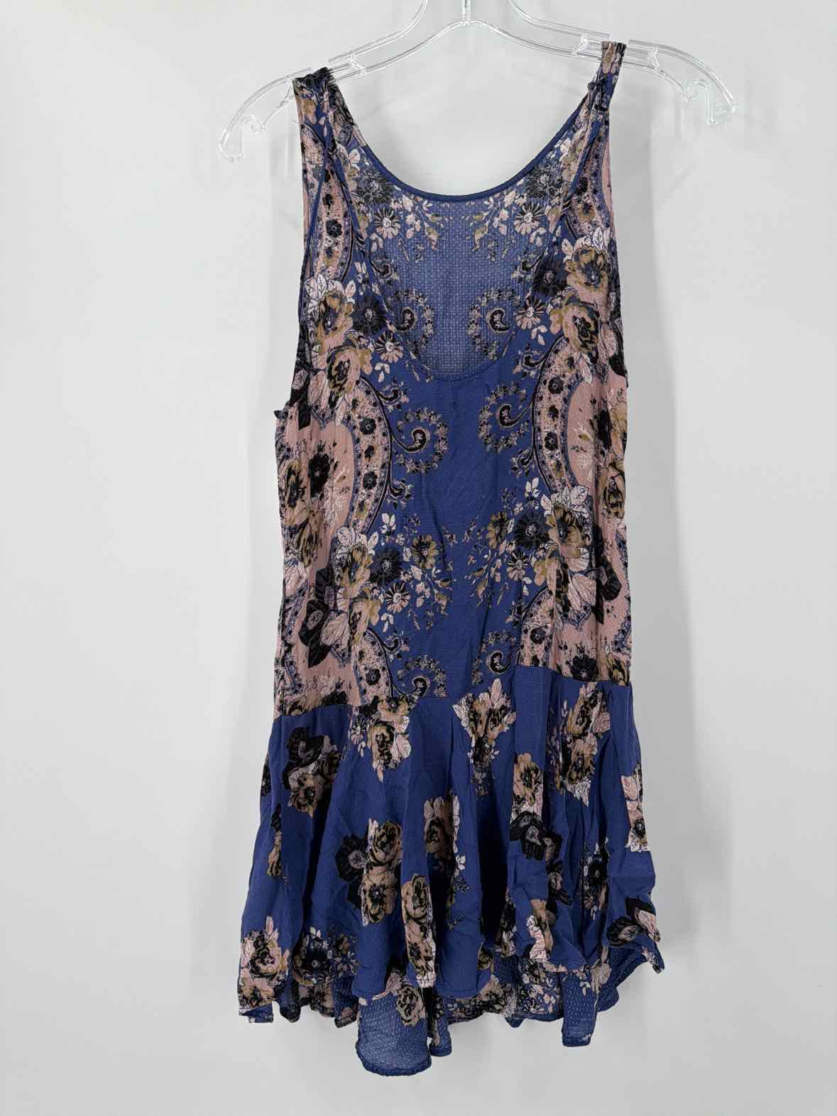 Pre-Owned Intimately Free People Blue Size XS Short Sleeveless Dress | True Fashionistas.