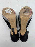 Pre-Owned Rene Caovilla Black Size 9 Slingback Heels | True Fashionistas.