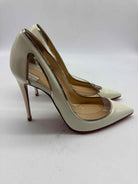 Pre-Owned Christian Louboutin Ivory Size 36.5 Pump Heels | True Fashionistas.