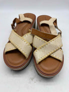 Pre-Owned Clergerie Tan Size 9 Strappy Heels | True Fashionistas.