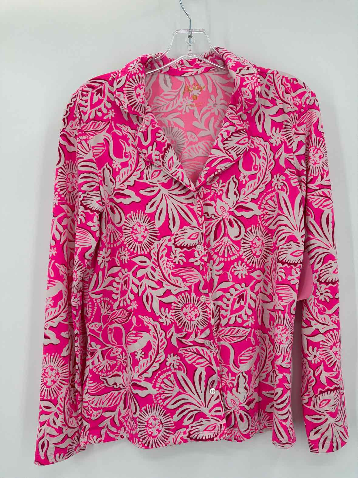 Pre-Owned Lilly Pulitzer Pink Size Small Pajamas Top | True Fashionistas.