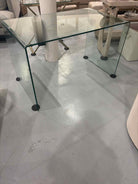 Clear Glass Office Writing Desk | True Fashionistas.