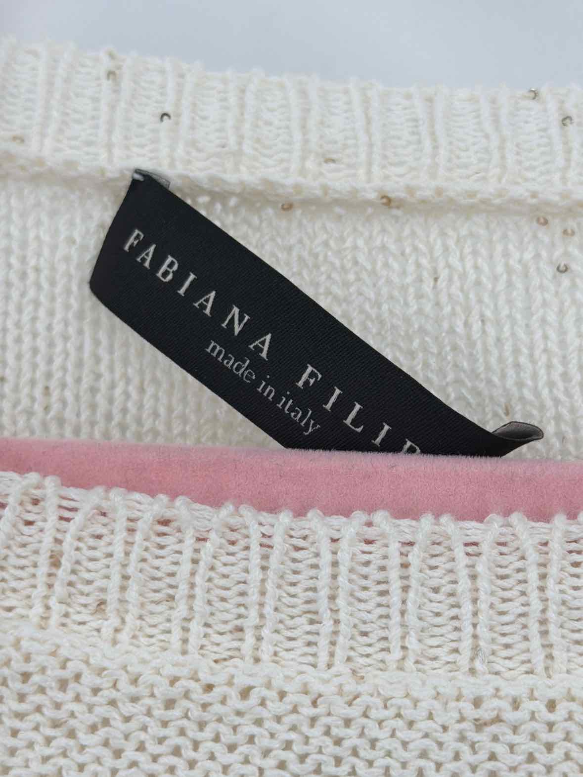 Pre-Owned Fabiana Filippi Ivory Size XS Sweater | True Fashionistas.