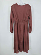 Pre-Owned BTFBM Tan Size Small Long Long Sleeve Dress | True Fashionistas.