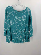Chalet Blue Size XL Printed Tunic | True Fashionistas.