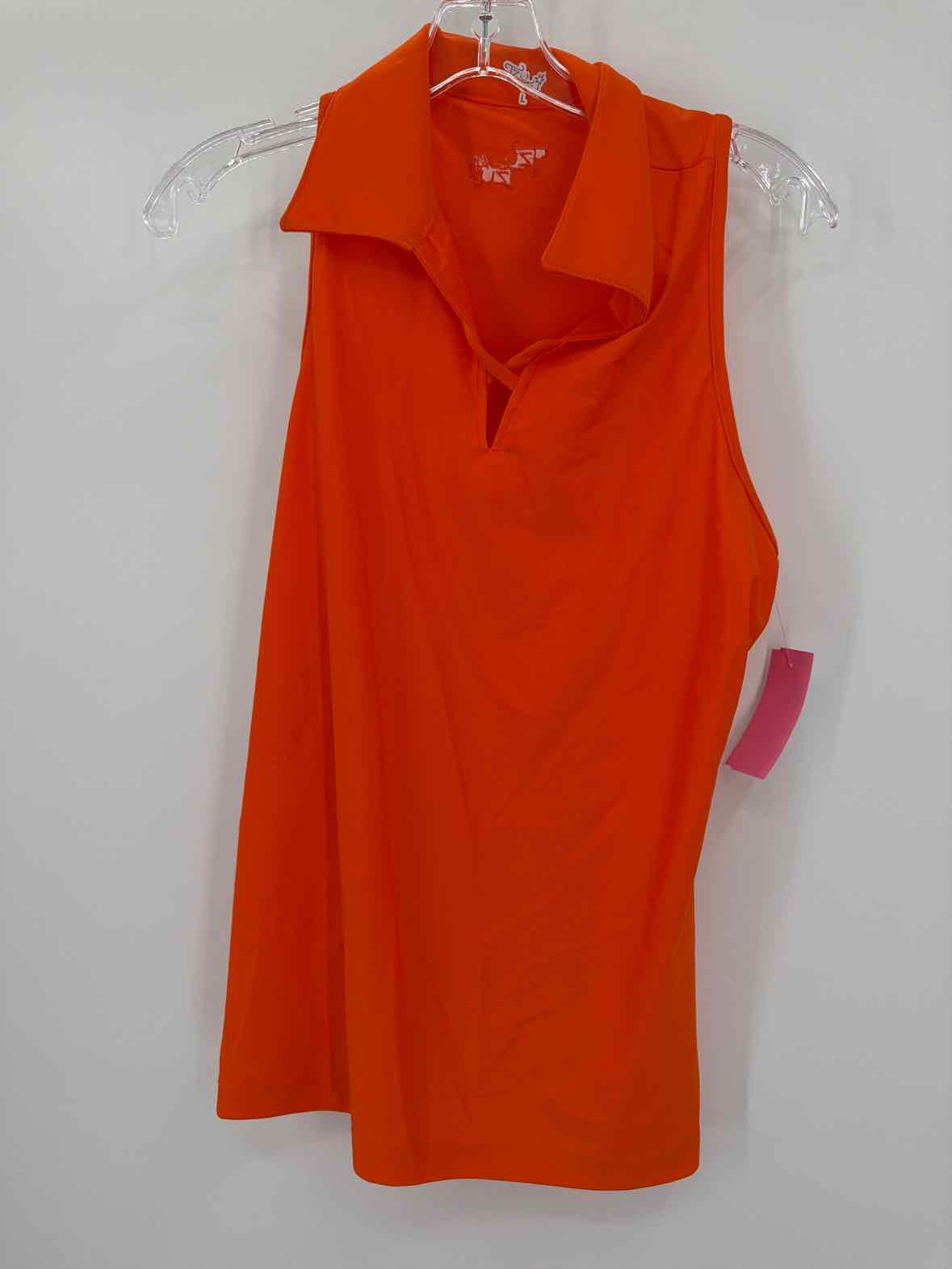 Pre-Owned Tzu Tzu Orange Size Large Athletic Tank | True Fashionistas.