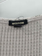 Pre-Owned Monrow Grey Size Medium Short Sleeveless Dress | True Fashionistas.