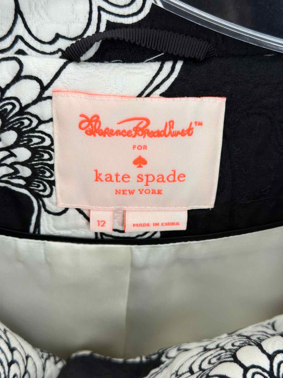 Pre-Owned Florence Broadhurst for Kate Spade Black Size 12 Button Jacket | True Fashionistas.