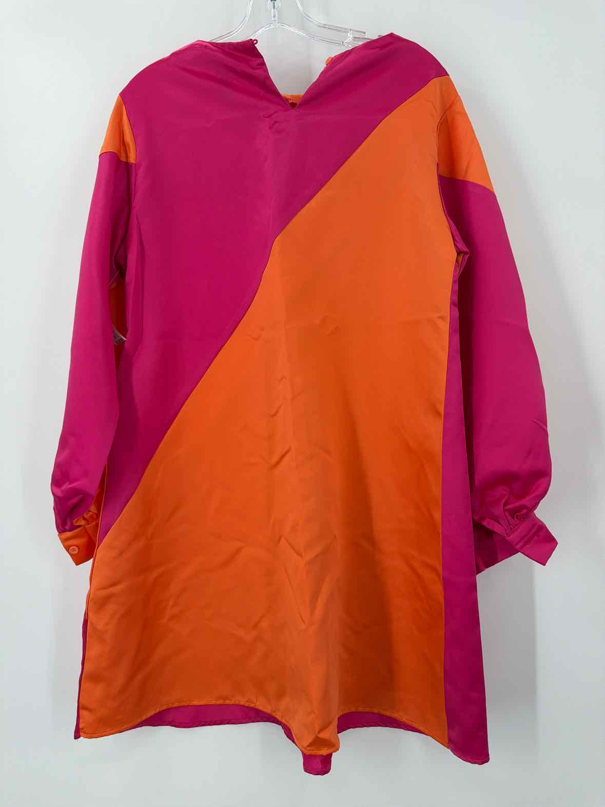 Pre-Owned StyleWe Orange Size Small Short Long Sleeve Dress | True Fashionistas.