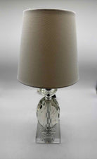 Clear Crystal & Acrylic Table Lamp | True Fashionistas.