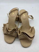 Pre-Owned Larroude Tan Size 9 Strappy Heels | True Fashionistas.